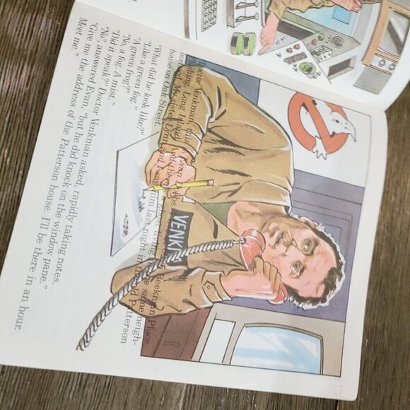 Vintage Ghostbusters Meet the Laser Ghost Copyright 1985 Paperback Book  - Picture 8 of 10